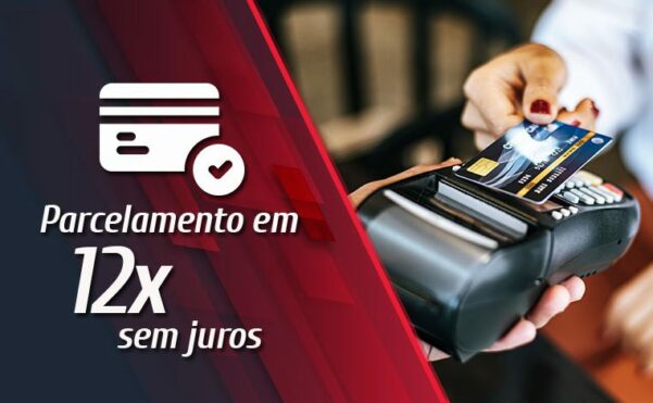 Parcelamento sem juros na máquina de cartão